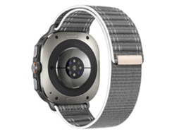 Pulseira De Nylon Com Textura De Ondas Do Mar E Fecho De Velcro Para Samsung Galaxy Watch Ultra 47mm