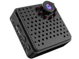 Minicâmera Wi-fi 1080p Grande Angular Com Detecção De Movimento (preta)