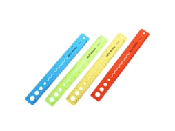 Régua Flexível De Pvc 30cm Para Estudantes E Escritório, Resistente Ao Desgaste E Portátil, Ideal Para Uso Escolar E