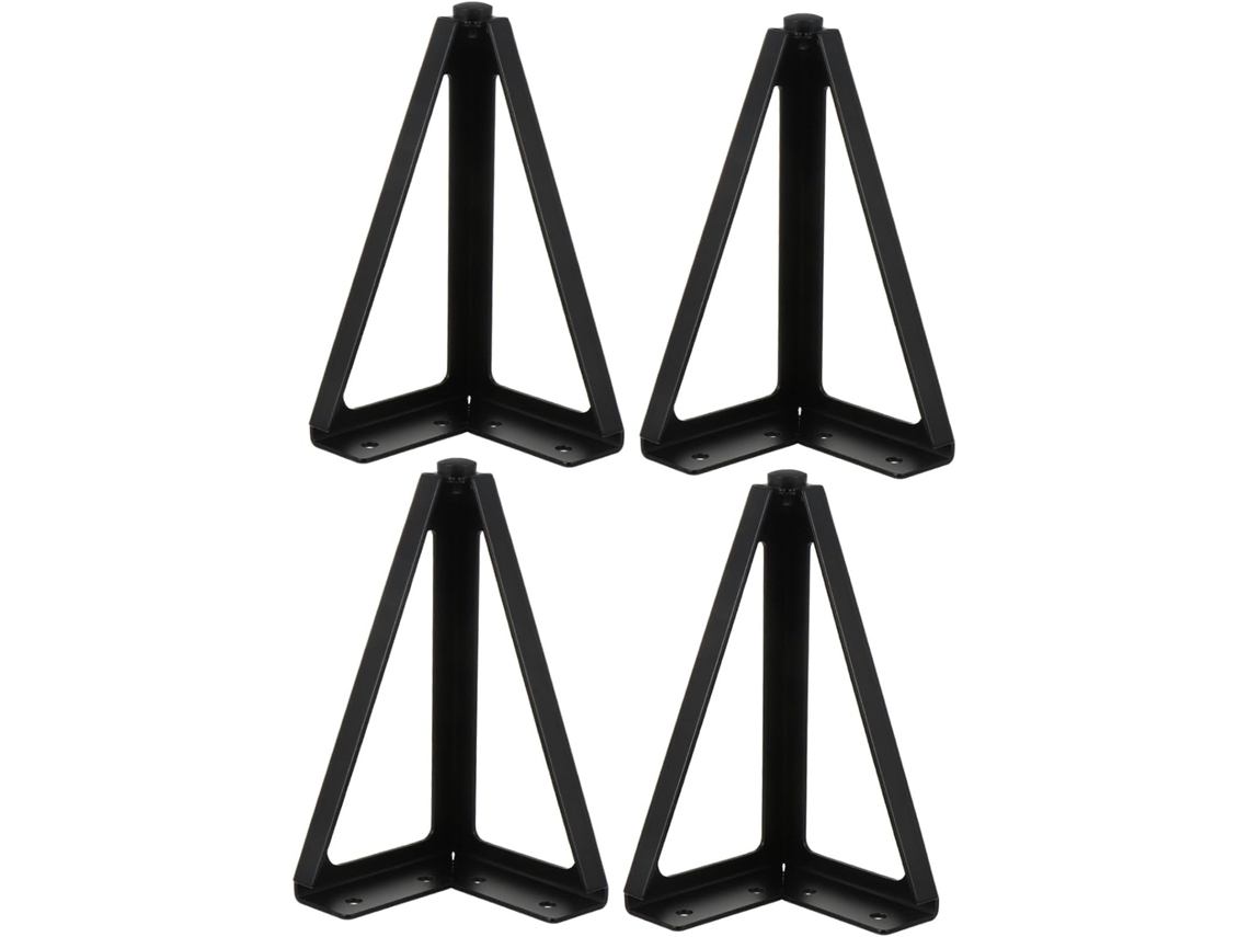 Holibanna Conjunto De 4 Pés Ferro Para Móveis, Suporte Para Móveis De Tv E Sofás