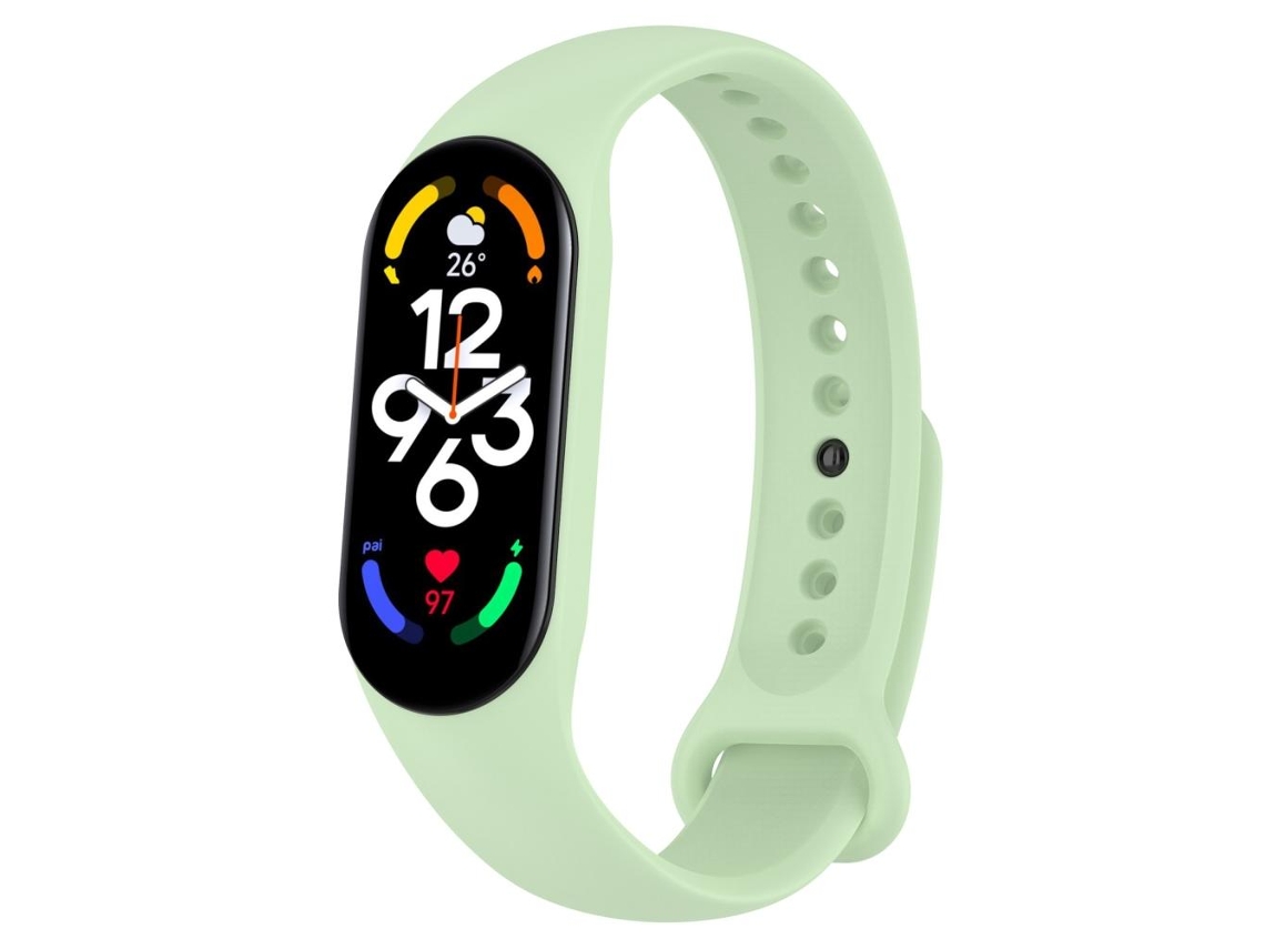 Substitua a Pulseira EOOCOO (compatível com Xiaomi Mi Band 7, Material Silicone)