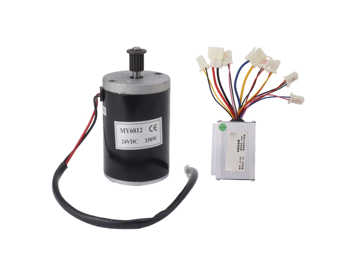 2026 kit de Conversão de Bicicleta Elétrica com Motor 24v150w e Controlador 24v250w