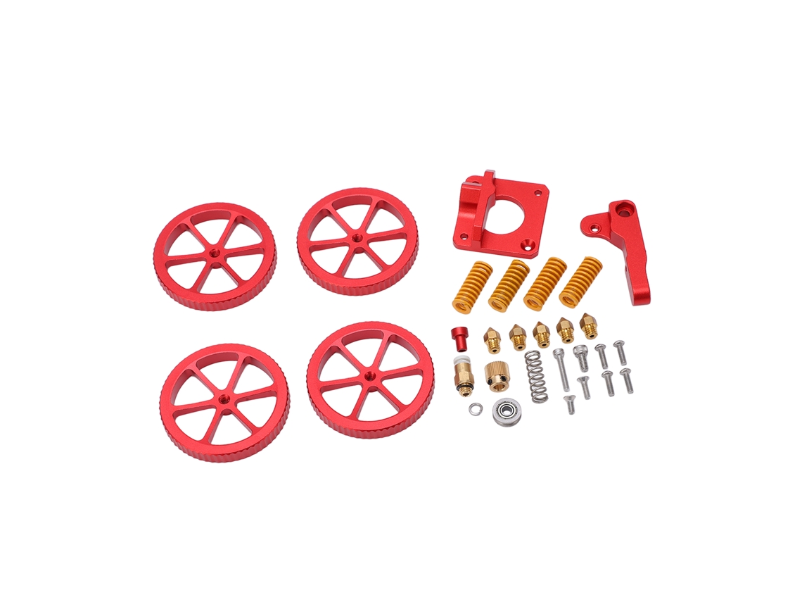 Kit De Extruder Para Impressora 3d, Peças De Nivelamento Com Parafuso, Mola E Bico, Leve E Resistente