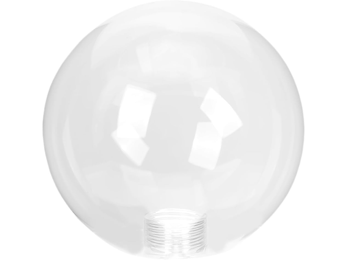 Globo Transparente Elegante Para Substituir Abajures, Acessório De Decoração Prático E Simples.