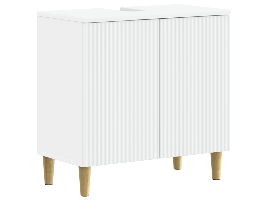 Vidaxl Armário Para Pia De Banheiro Arnhem Branco 59,5 X 31,5 X 59 Cm