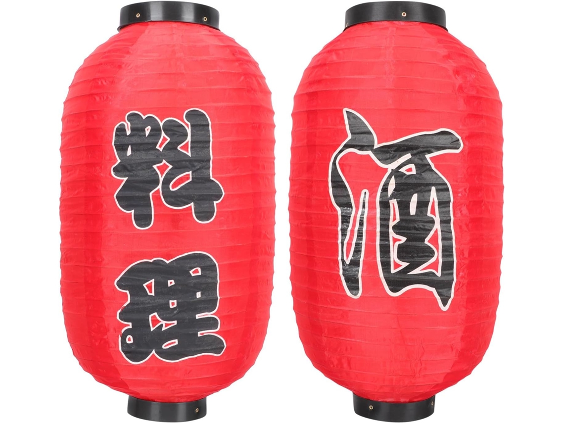 Conjunto De 2 Lanternas Japonesas Clássicas Para Pendurar.