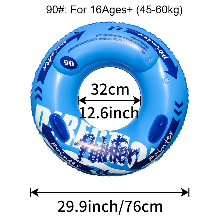(azul 90) Boia Inflável Dupla Para Piscina, Brinquedo De Praia Para Adultos.