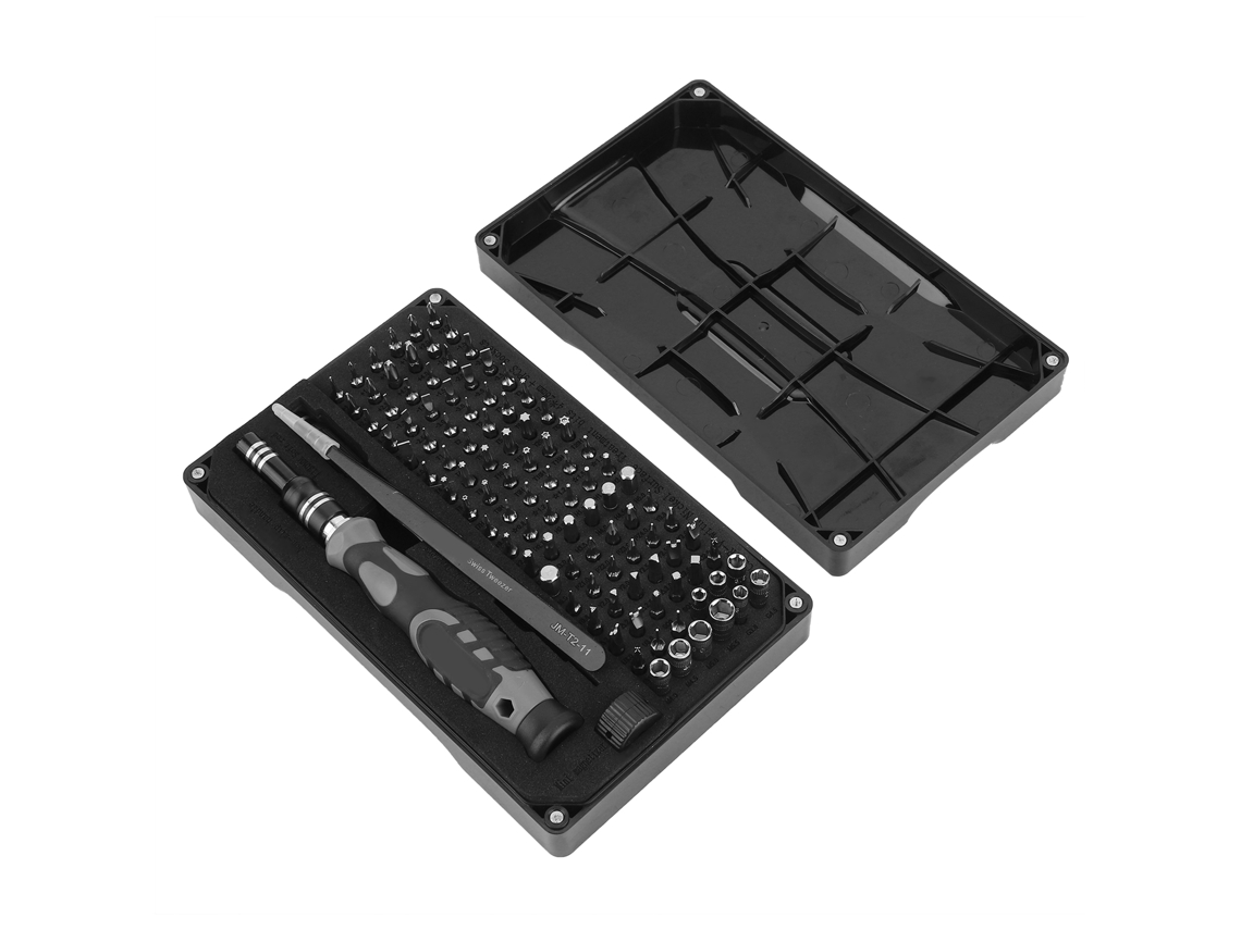 Conjunto de Chaves de Fenda Magnéticas Primerox 106 em 1 para Reparo de Celular e Computador
