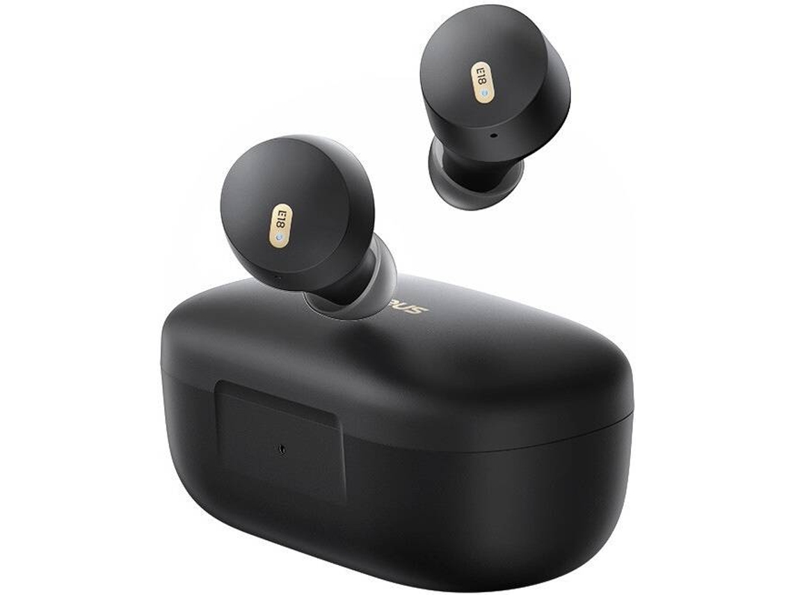 Auriculares BASEUS Bowie E18 Wireless (In Ear - Autonomia até 25 horas - Microfone - Preto)