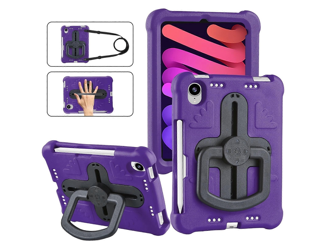Capa protetora à prova de choque Webake para tablet com alça de EVA e rotação de 360 graus