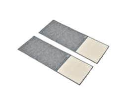 Conjunto de 2 arranhadores para gatos para sofá S/MARCA 130x45cm cinza