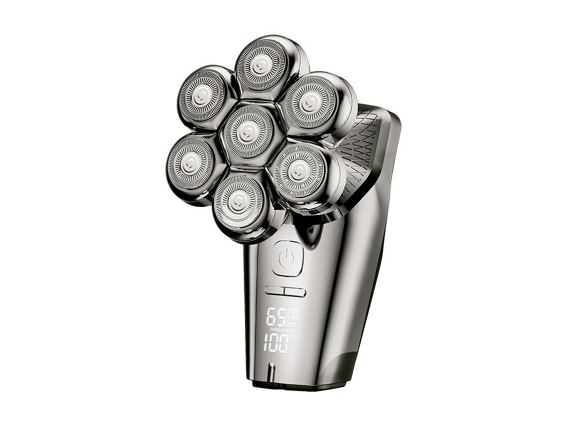 Barbeador Elétrico (cabeçote Flutuante 7d, Multifuncional 5 Em 1) + Eoocoo