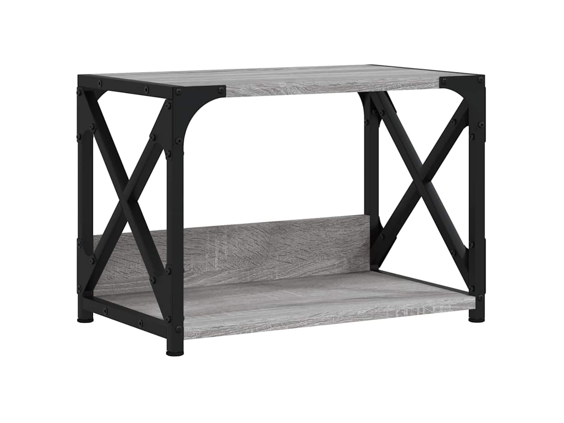 Printer Stand, Printer Stands Vidaxl Cinzeto Madeira Processada
