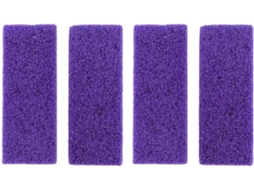 Pedras-pomes De Pu Roxas Para Pedicure Profissional, Conjunto De 4 Acessórios