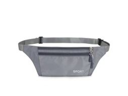 Cinto de corrida ultrafino Slowmoose, cinto esportivo multifuncional antirroubo, cinza 123