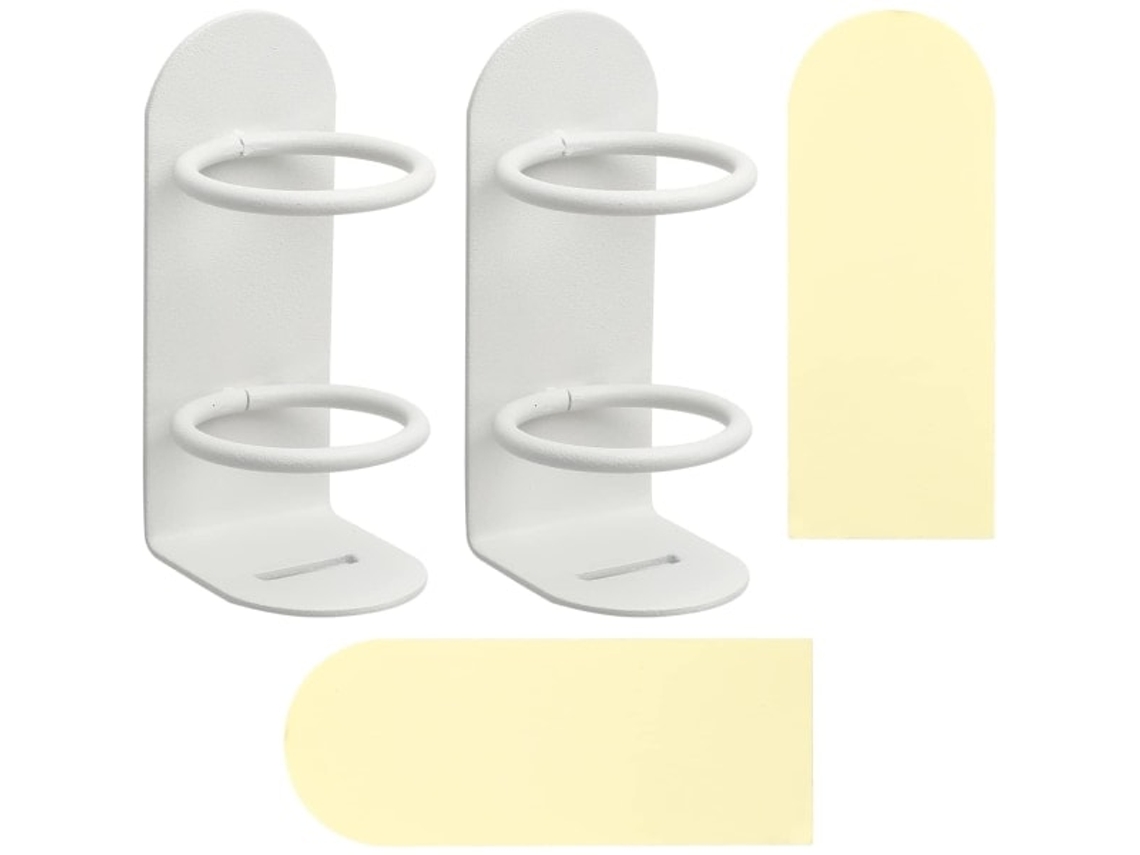 Suporte Escova Dentes Elétrica Parede Branco 2 Unidades