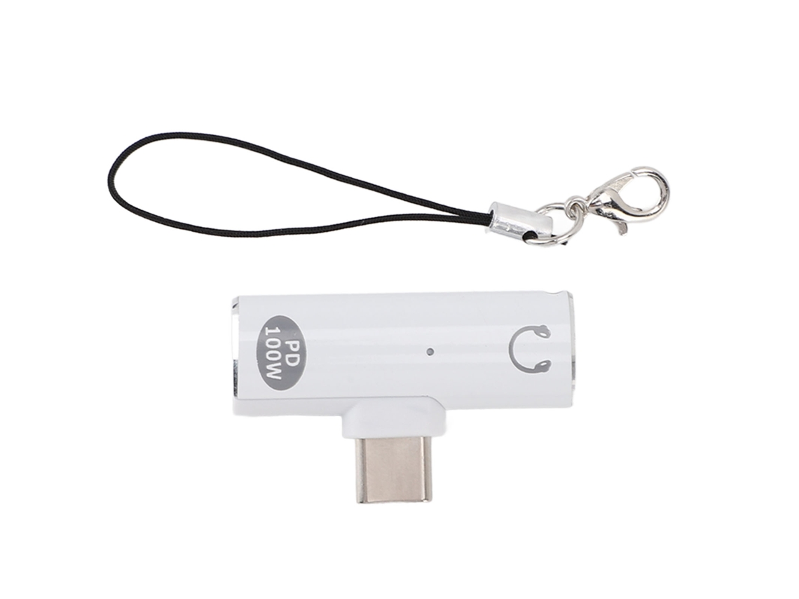 Adaptador Usb C para Fone 3.5mm e Carregamento LAXISCREED