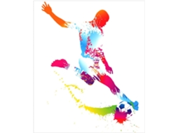 Adesivo De Parede De Futebol Em Pvc Personalizável, Removível Sem Deixar Resíduos.
