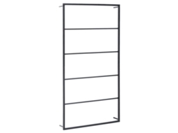 Towel Rack, Towel Racks Vidaxl Preto Aço (60 X 10 X 116 Cm)