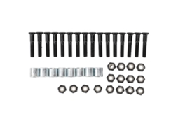 Kit De Hardware Para Skate E Longboard Com 16 Parafusos 16 Porcas 8 Arruelas 25mm