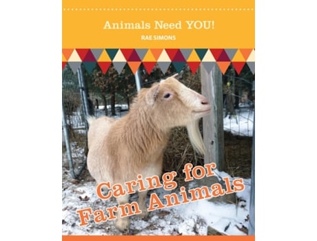 Livro Caring for Farm Animals de Rae Simons (Inglês)