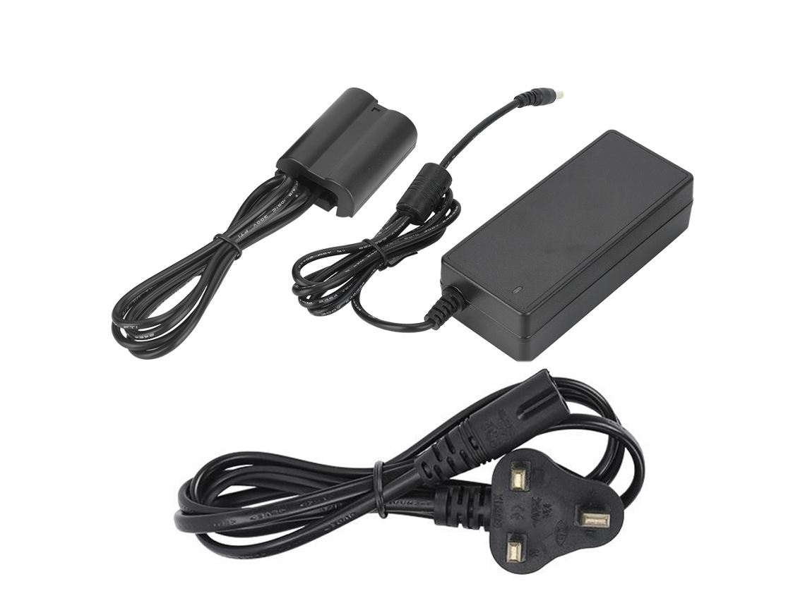 Adaptador de alimentação para bateria externa fictícia totalmente codificada En El15 para Nikon D500 D600 LAXISCREED
