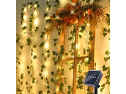 Luzes Solares Para Áreas Externas, 12 M, 100 Leds, Hera Artificial, Luzes Solares, 8 Modos, Luzes À Prova Dágua Para Jardim, Vara Aquaforge