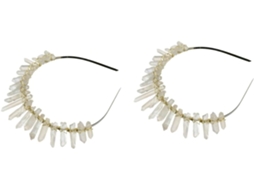 Conjunto De 2 Faixas De Cabelo Chiques, Acessório Elegante Para Celebrações E Adorno De Cabeça Precioso.