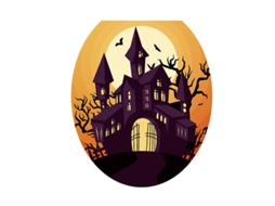 1Pcs Adesivo de Banheiro de Halloween para Decorações de Halloween ALLINLESS