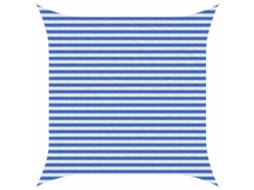 Conjunto 1 Vela De Sombra Vidaxl Azul Polietileno De Alta Densidade (3,6 X 3,6 M)