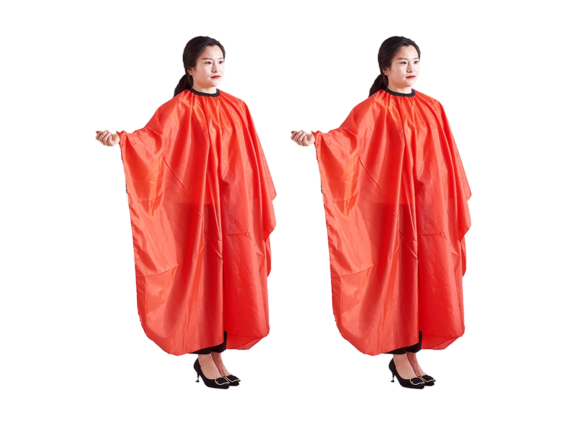 Capa de Corte de Cabelo Salão de Corte de Cabelo Capas de Barbeiro Cabeleireiro para Clientes Homens Adultos 2 Peças-Capas de Barbeiro JEDBESETZT