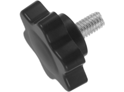 Puxador De Parafuso Manual Toddmomy, Sextavado Em Formato De Estrela, Em Plástico Preto E Metal, Para Armários E