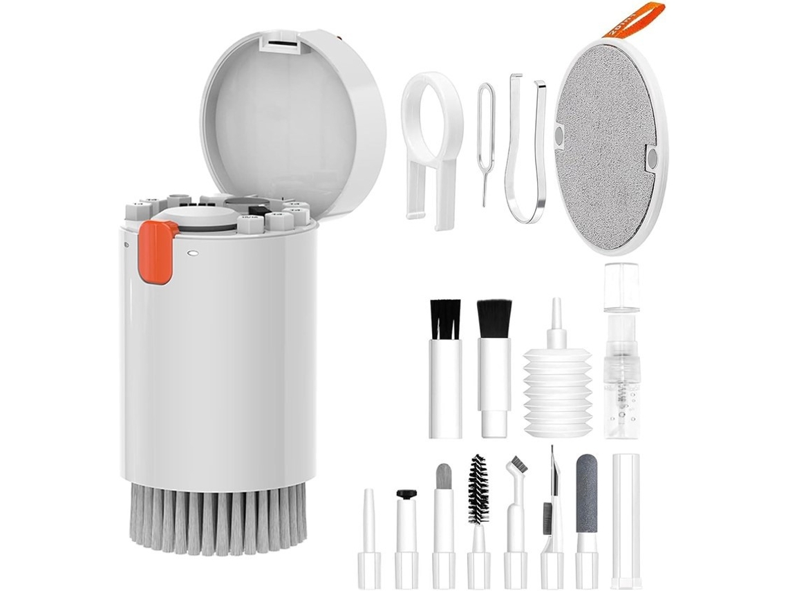 Kit De Nettoyage Numérico 20 Em 1 Para A Casa: Boîte De Rangement, Kit De Nettoyage Para Écouteurs, Cravo E Lentilhas.