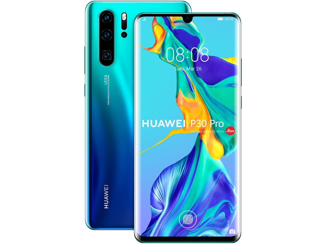 Smartphone HUAWEI P30 Pro (Recondicionado Como Novo - 128 GB - Peacock Blue)