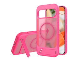 Capa Para Celular 2 Em 1 Com Suporte, Acabamento Fosco Semitransparente.magenta, Google Pixel 10a
