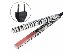 2026-1pc Plancha De Cabelo Portátil Elétrica Ferramenta De Pentear (listras Zebra)