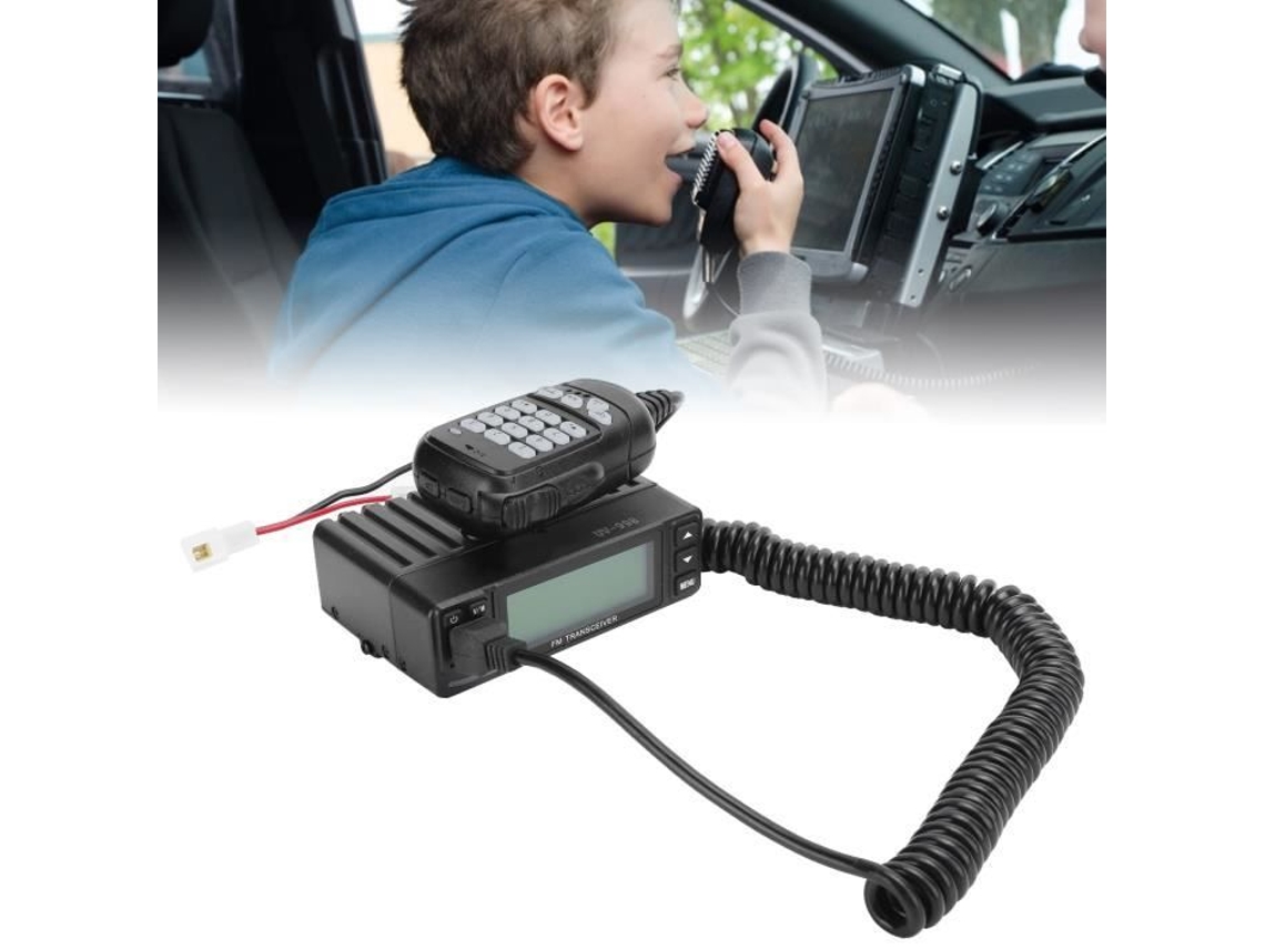 HURRISE Transceptor de Rádio Amador Vv-998 Mini 25W Dual Band Vhf Uhf 144/430Mhz Transceptor Móvel Som e Vídeo