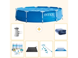 Intex Piscina Com Estrutura Redonda - 366x76 Cm - 7-peças S20438