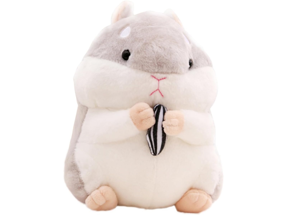 Hamster De Pelúcia Kawaii Para Crianças E Adultos, Recheado Com