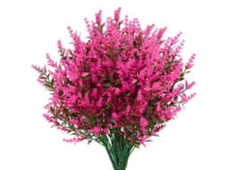 Flores Artificiais de Lavanda 6 Buquês de Planta de Lavanda com Flores de Seda NEVEANCE