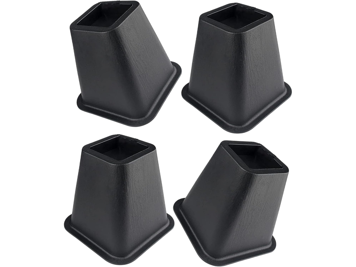 4 Elevadores De 15 Cm Para Apoio De Camas, Sofás, Mesas E Cadeiras