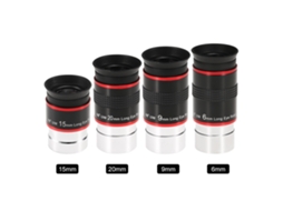 Ocular 1.25 Polegadas Ângulo Largo 68 Graus Para Telescópio Astronômico 6mm 9mm 15mm 20mm Multicamada