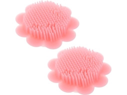 Lurelia Pack De 2 Escovas De Banho Para Bebé, Silicone Macio, Pega Ergonómica E Escovagem A Seco