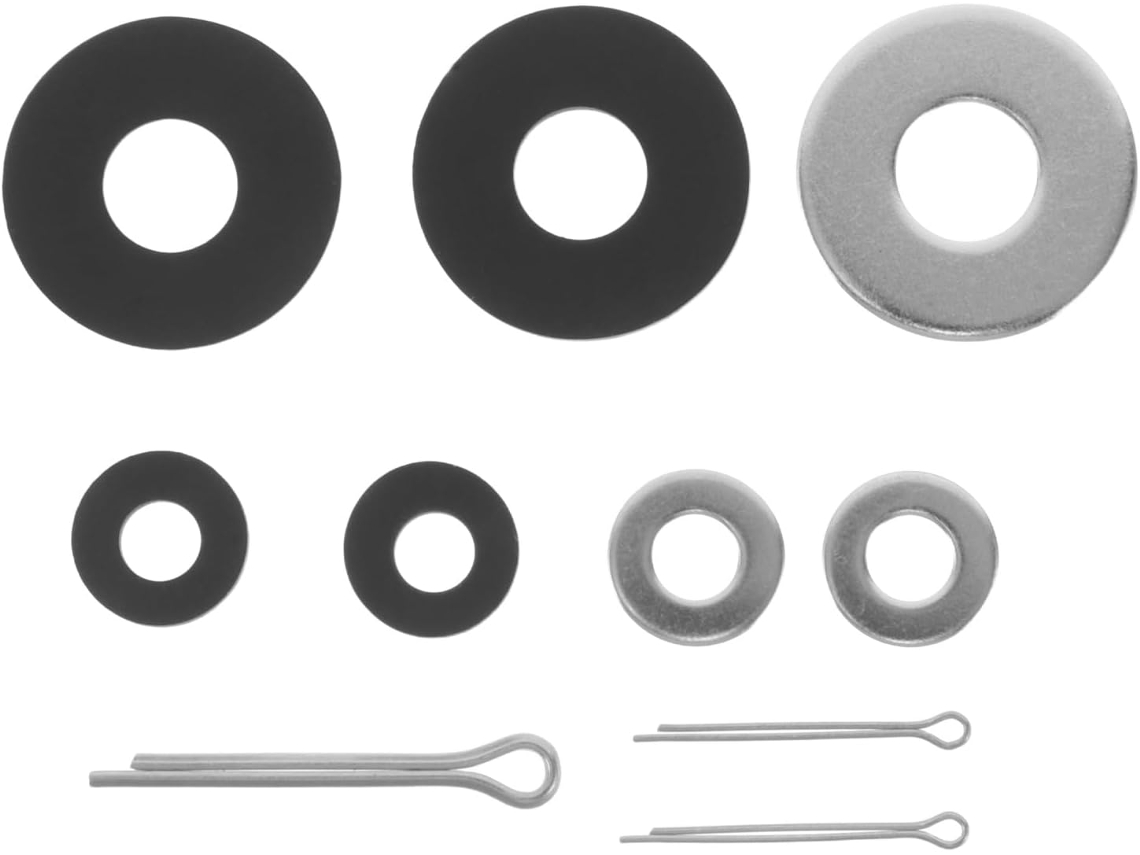 Espaçadores antirruído de plástico para motocicletas, rodas planas antirruído de aço.