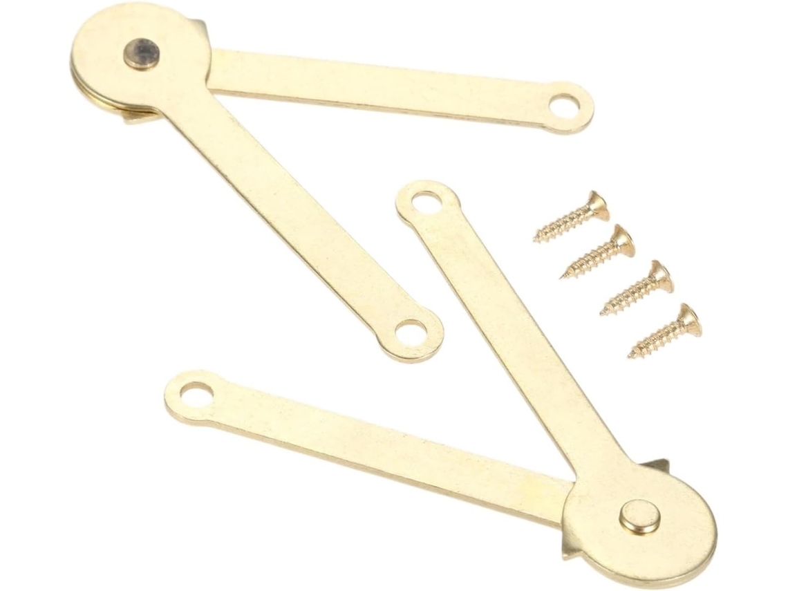 Charnières de Support Couverture En Metal, 2 Peças, para Boîte, Vitrine, Placard, Charnière SFUSHOS
