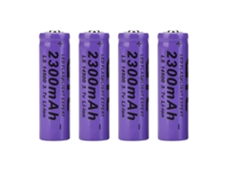 Bateria Recarregável EOOCOO (tensão de 3,7v, Capacidade de 2300mah, Modelo 14500)
