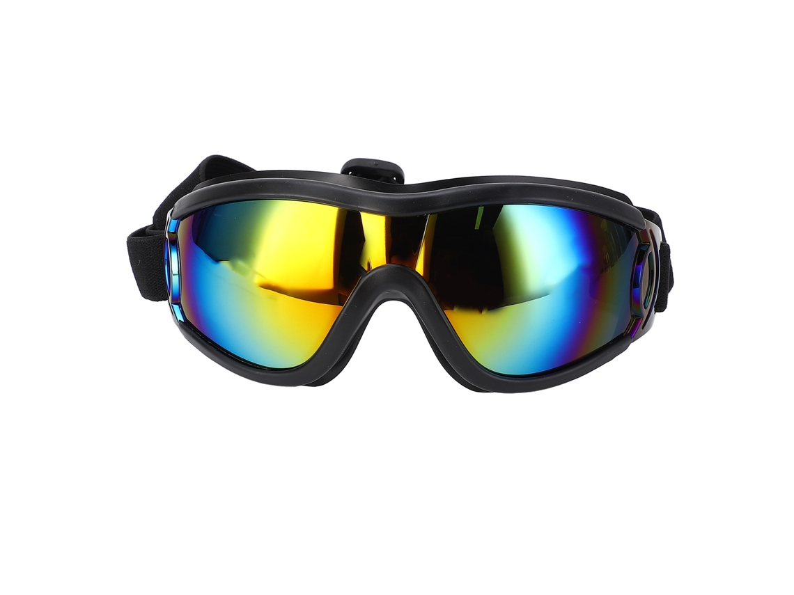 Óculos de Sol para Cães À Prova de Vento UV com Correia Ajustável Vermelho