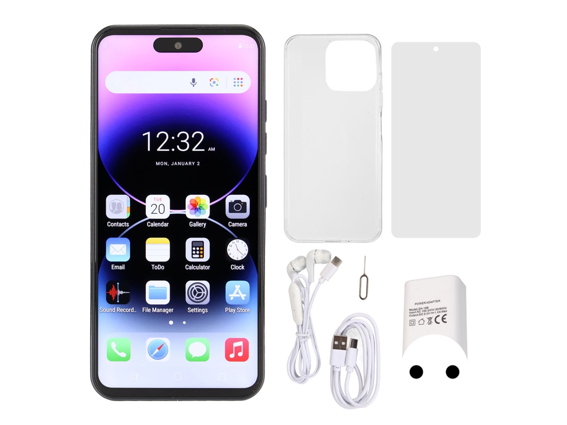Smartphone 4g LAXISCREED Desbloqueio Facial Câmeras Duas