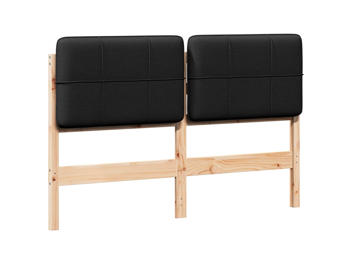 Cabeceira Estofada Marrom e Preto 135 cm MAISON EXCLUSIVE
