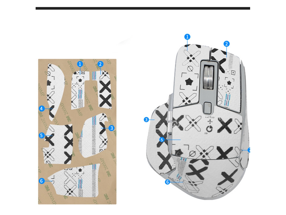 Adesivos Antiderrapantes Para Mouse Logitech Mx Master 3s Inf